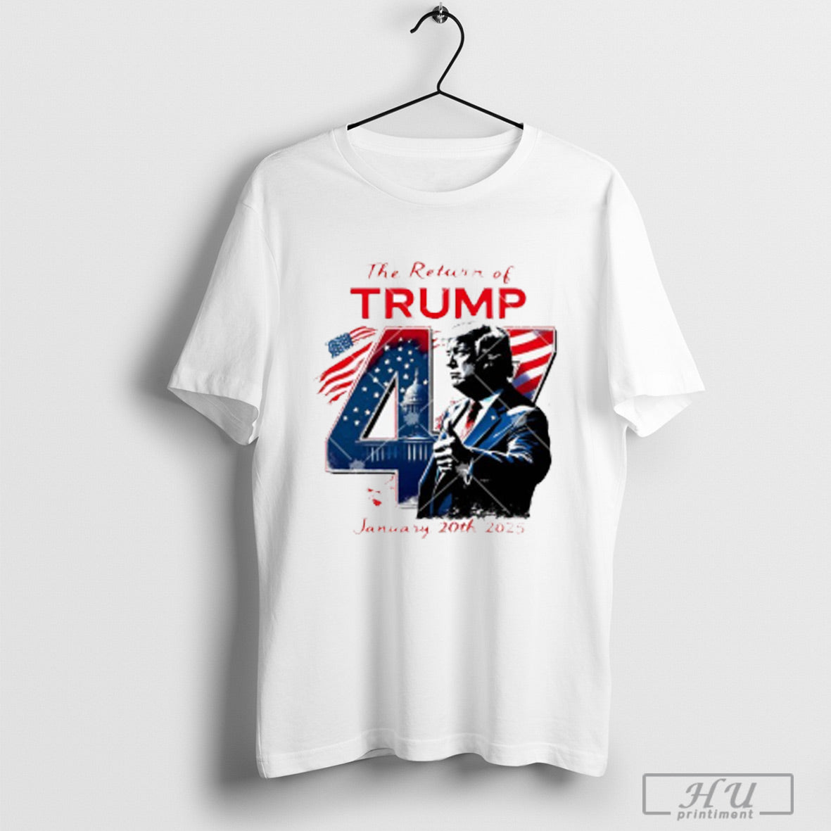 The Return Of Trump 47 American Flag Shirt Hoodie, Sweatshirt | CoreVibeTees.com