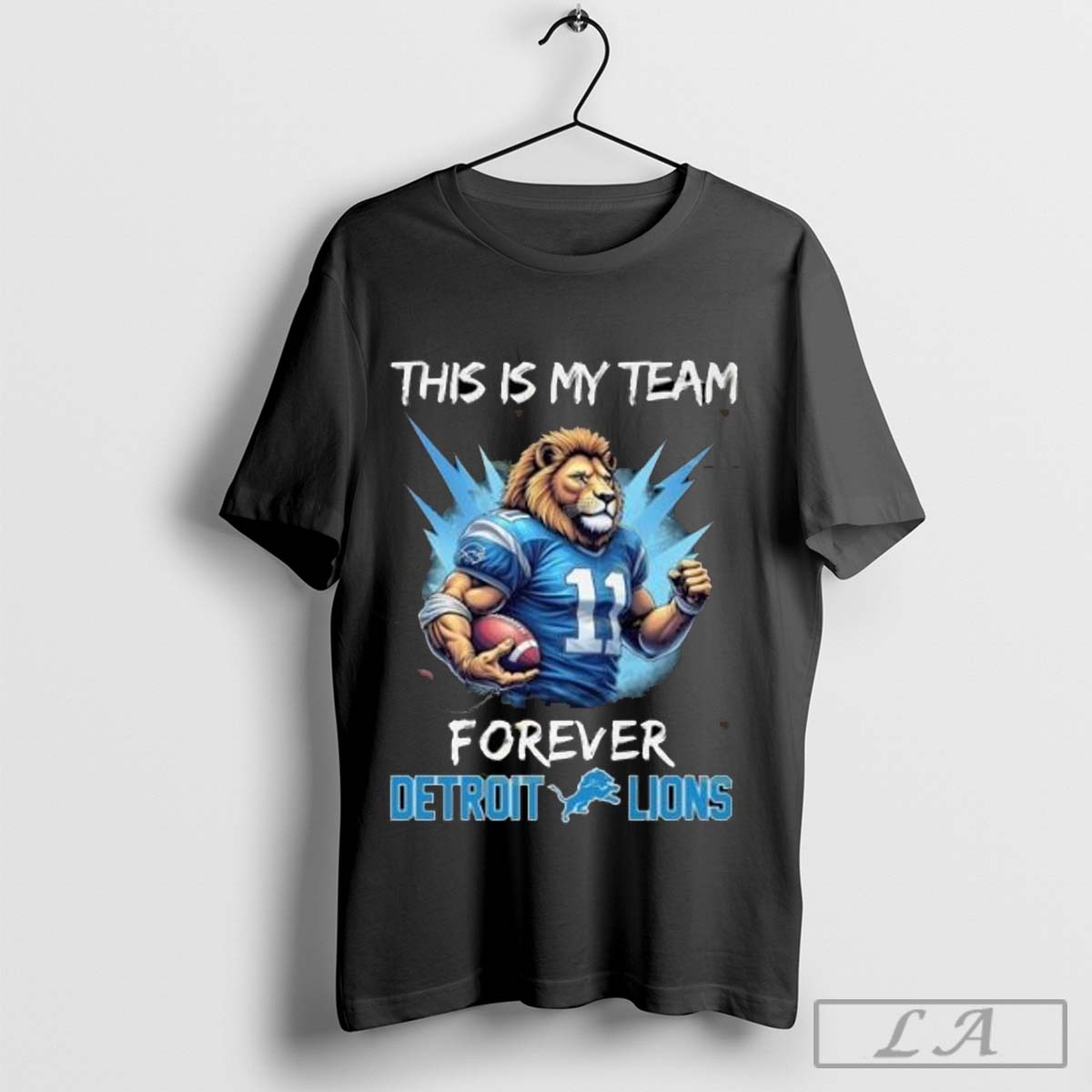 This Is My Team Forever Detroit Lions Mascot 2024 Shirt Hoodie, Sweatshirt | CoreVibeTees.com