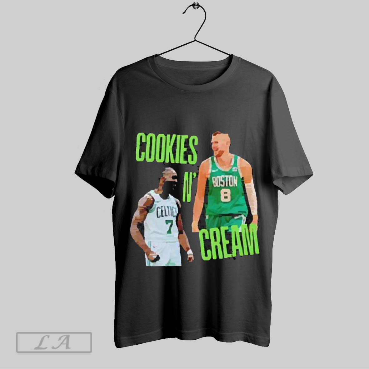 Top Cookies And Cream Jaylen Brown And Kristaps Porzingis Boston Celtics 2025 T Shirt Hoodie, Sweatshirt | CoreVibeTees.com
