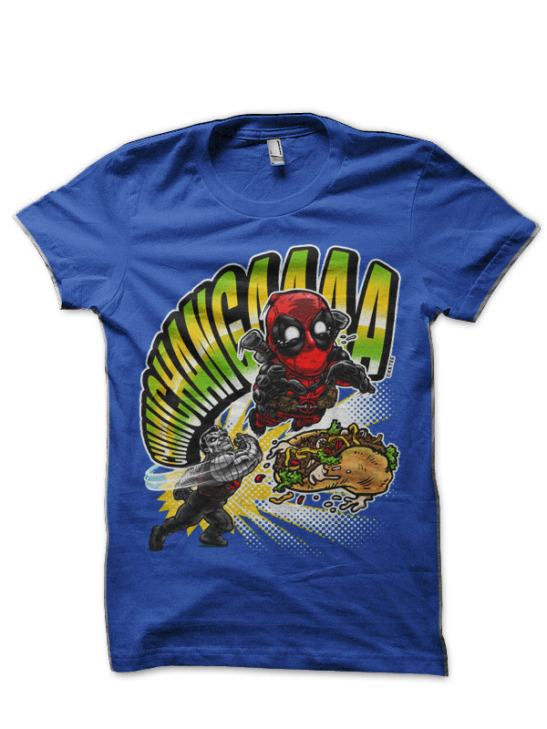 Deadpool Royal Blue T-Shirt Hoodie, Sweatshirt | CoreVibeTees.com
