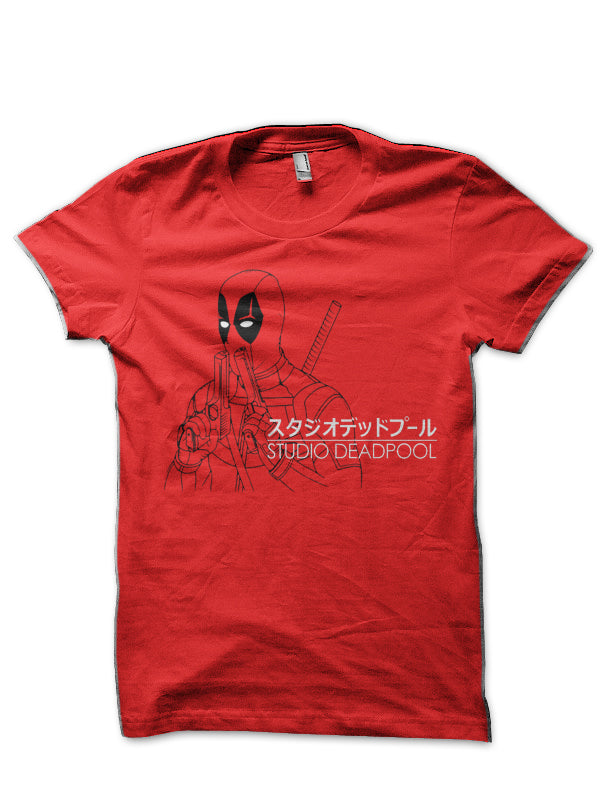 Deadpool Red T-Shirt Style001 Hoodie, Sweatshirt | CoreVibeTees.com
