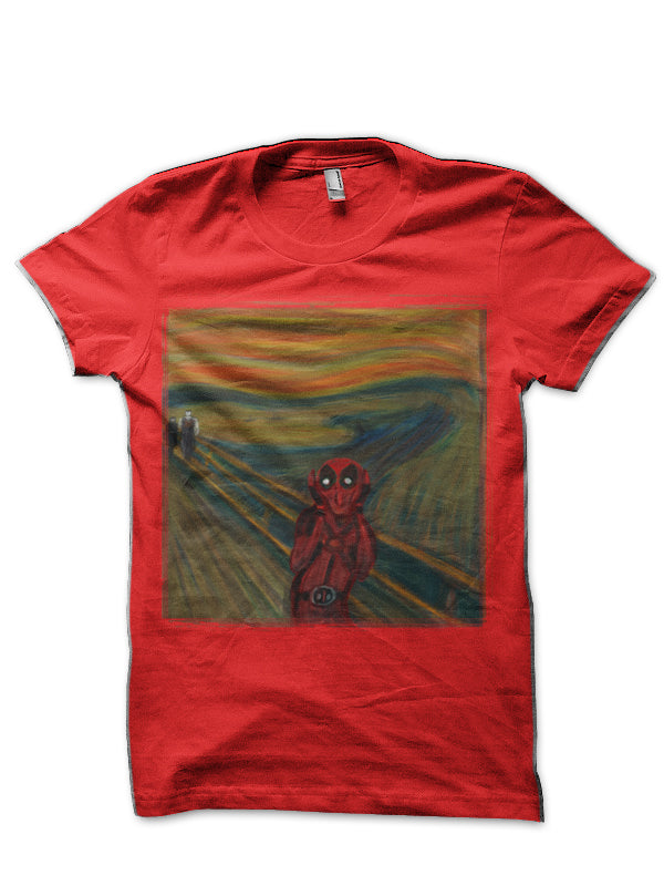 Deadpool Scream Red T-Shirt Hoodie, Sweatshirt | CoreVibeTees.com
