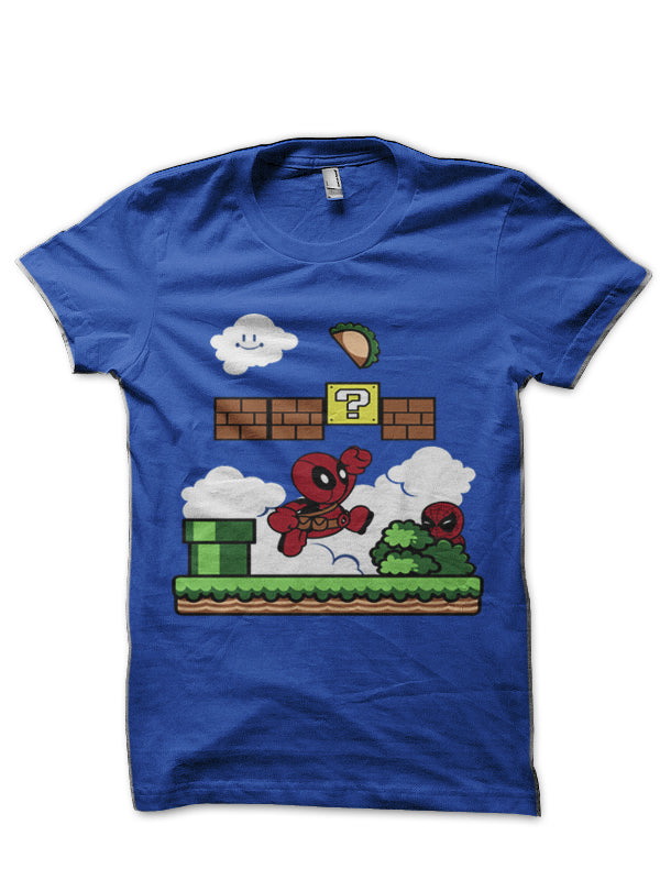 Deadpool World Royal Blue T-Shirt Hoodie, Sweatshirt | CoreVibeTees.com