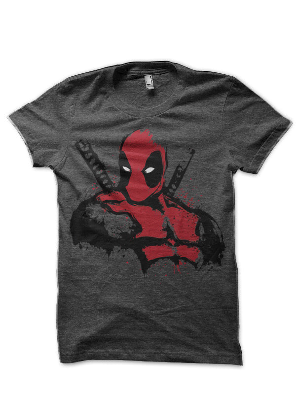 Traje De Deadpool Charcoal Grey T-Shirt Hoodie, Sweatshirt | CoreVibeTees.com