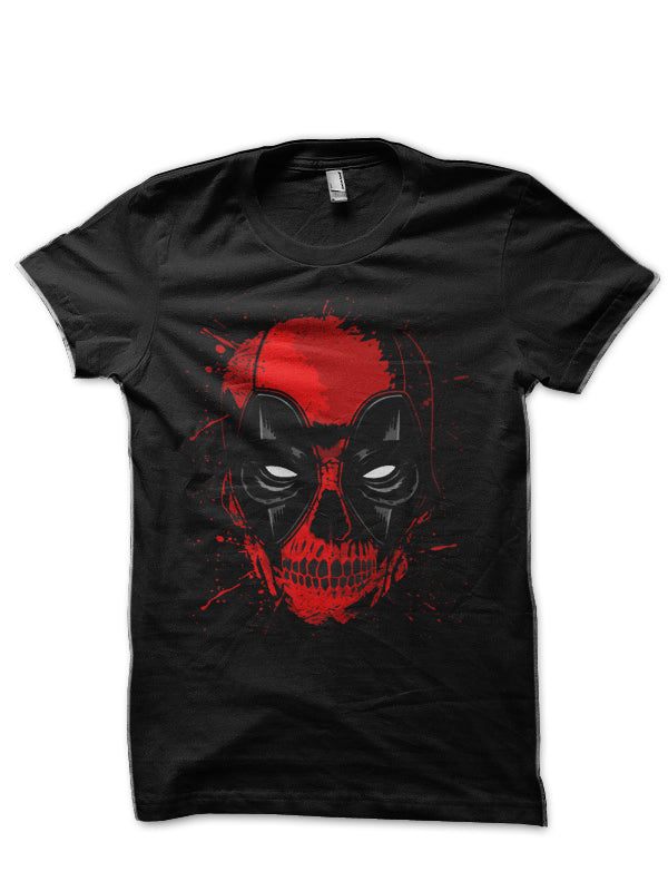 Deadpool Skull Black T-Shirt Hoodie, Sweatshirt | CoreVibeTees.com