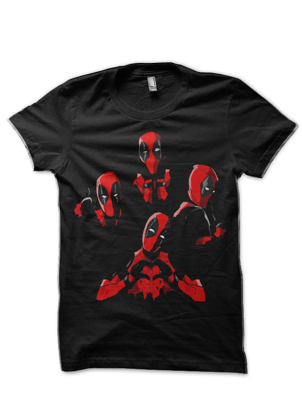 Deadpool Heads Black T-Shirt Hoodie, Sweatshirt | CoreVibeTees.com