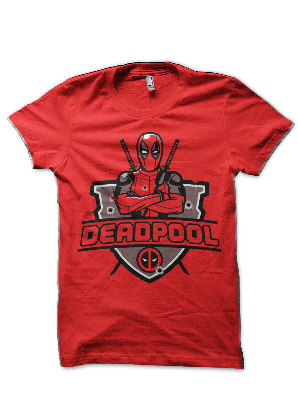 Deadpool Red T-Shirt Hoodie, Sweatshirt | CoreVibeTees.com