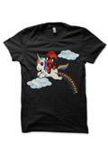 Deadpool & Unicorn Black T-Shirt Hoodie, Sweatshirt | CoreVibeTees.com