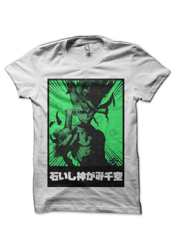 Dr Stone Half Sleeve T-Shirt Hoodie, Sweatshirt | CoreVibeTees.com