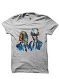 Daft Punk White T-Shirt Style001 Hoodie, Sweatshirt | CoreVibeTees.com
