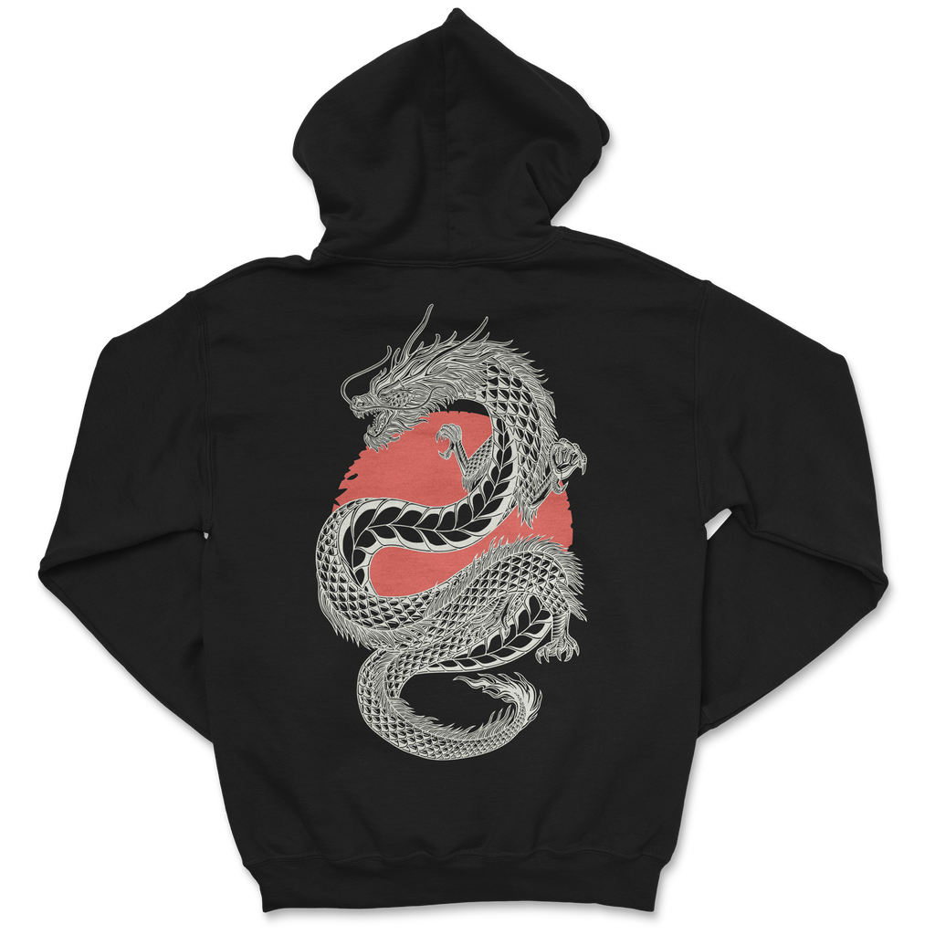 College Burnout - Dragon Sun Hoodie T-Shirts, Sweatshirt | CoreVibeTees.com (Image 5)