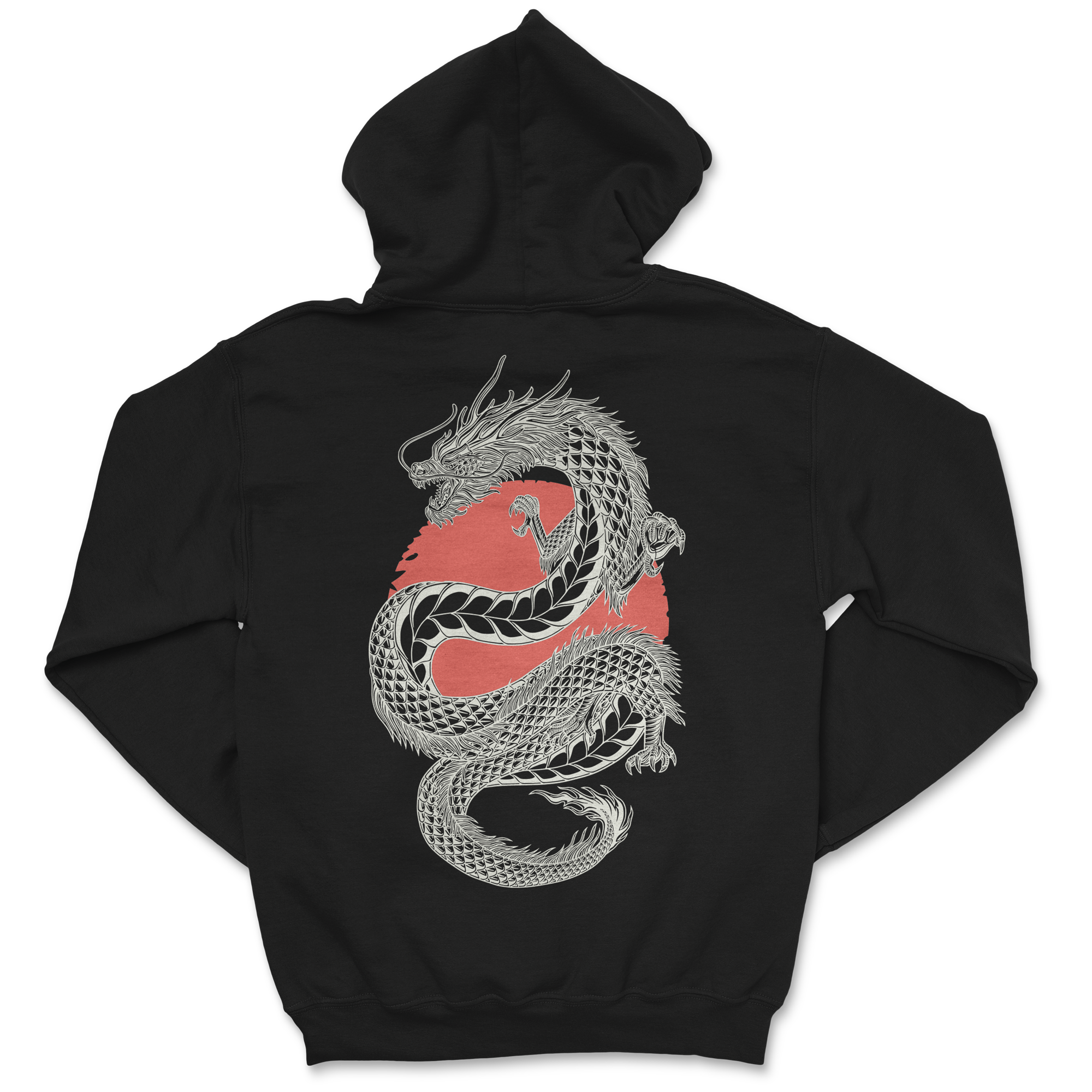 College Burnout - Dragon Sun Hoodie T-Shirts, Sweatshirt | CoreVibeTees.com (Image 5)