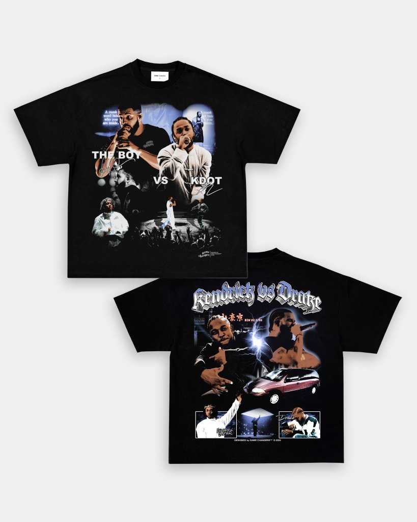 DRAKE VS KDOT V3 TEE - [DS] Hoodie, Sweatshirt | CoreVibeTees.com (Image 1)