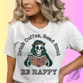 DRINK COFFEE, READ SMUT TEE Hoodie, Sweatshirt | CoreVibeTees.com (Image 1)
