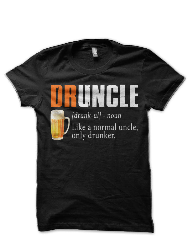 Definition Of Druncle Like A Normal Uncle Only Drunker T-Shirt Hoodie, Sweatshirt | CoreVibeTees.com