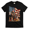 Donald Trump Maga Deer Hunting Parotic American Flag T-Shirt Hoodie, Sweatshirt | CoreVibeTees.com