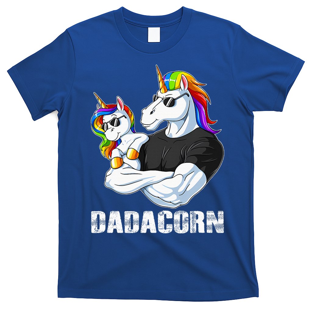 Dadacorn Unicorn Dad and Baby Christmas Papa Gift T-Shirt Hoodie, Sweatshirt | CoreVibeTees.com