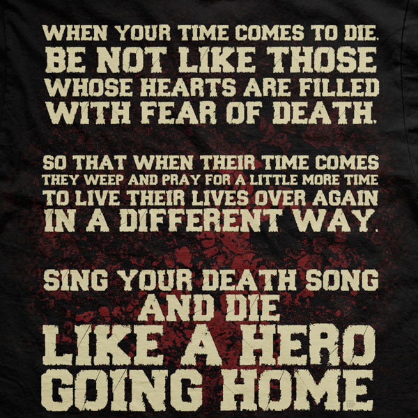 Sing Your Death Song T-Shirt Style001 Hoodie, Sweatshirt | CoreVibeTees.com (Image 4)