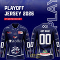 Straubing Tigers Playoff-Trikot in limitierter Auflage 2026 Custom Hockey Jersey