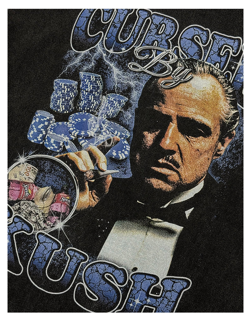 Cursed by Kush Sweatshirt T-Shirts, Hoodie | CoreVibeTees.com (Image 3)