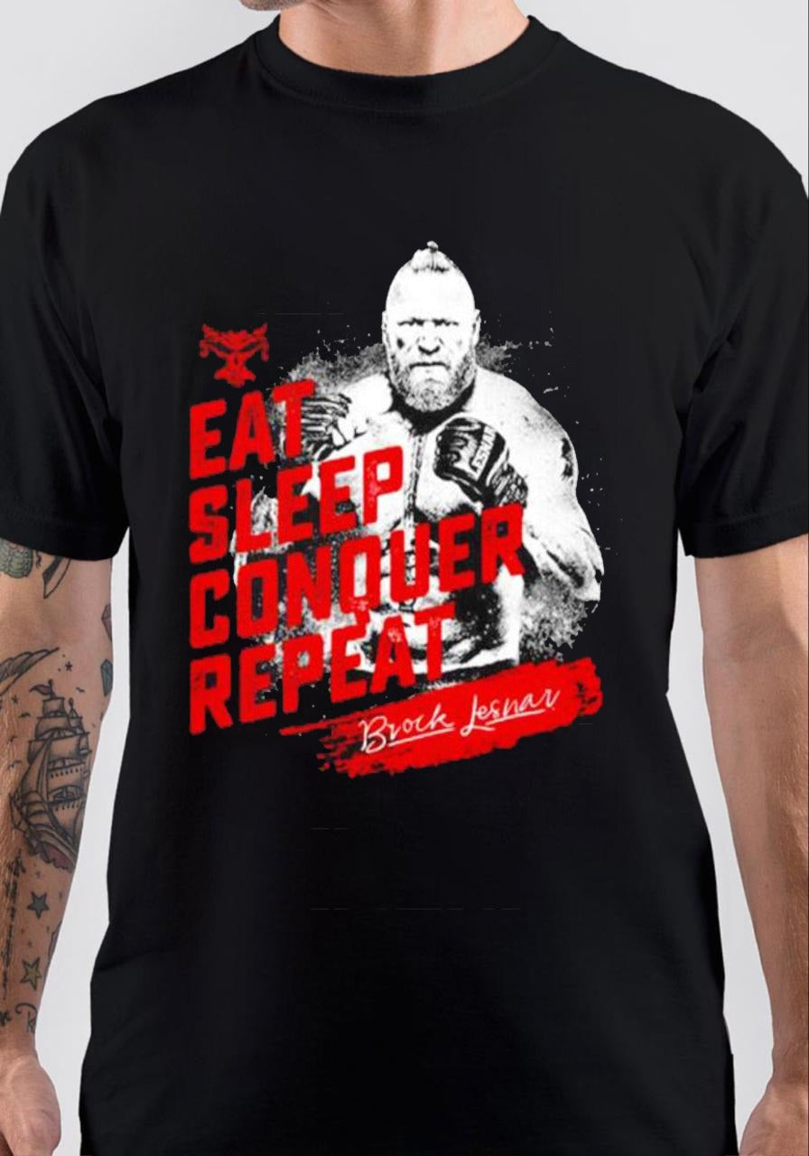 Eat Sleep Conquer Repeat Half Sleeve T-Shirt Hoodie, Sweatshirt | CoreVibeTees.com
