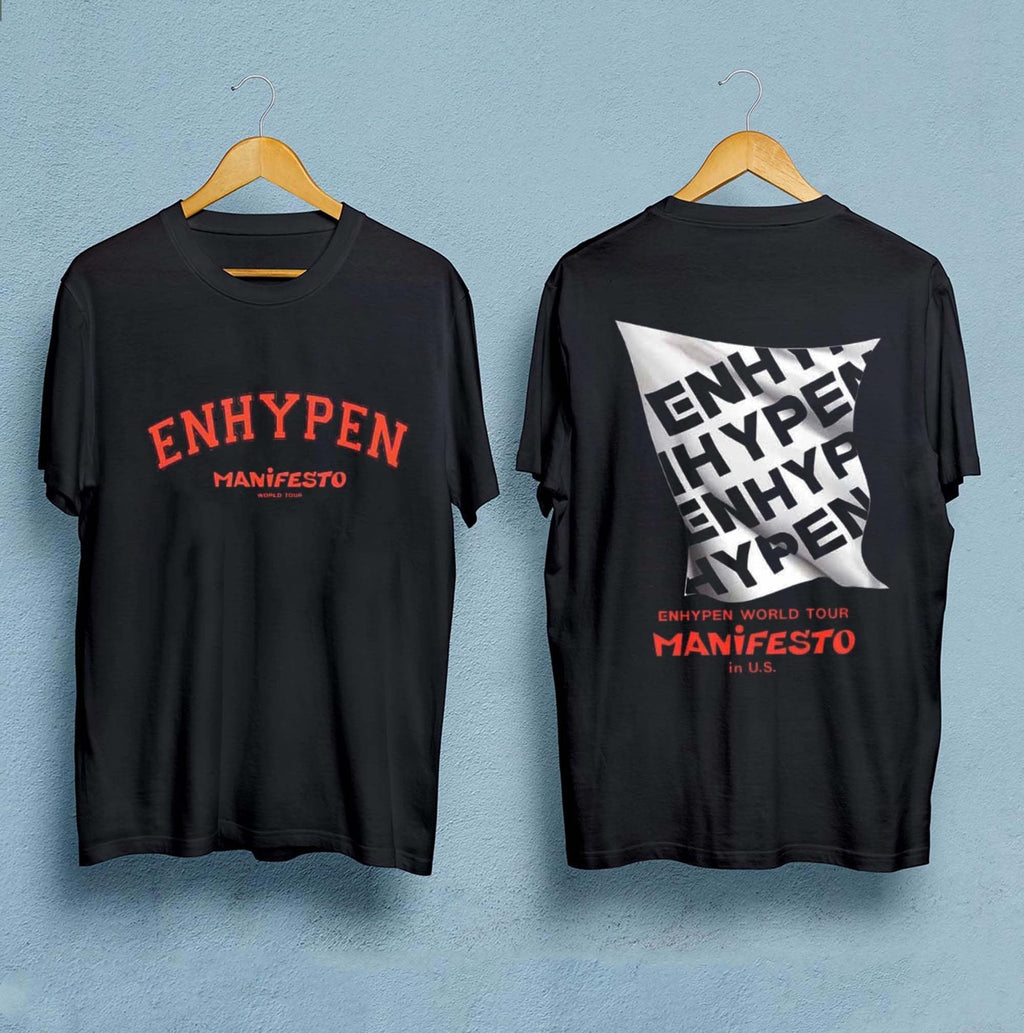 Enhypen Manifesto World Tour 2022 Shirt, Manifesto Tour Shirt Hoodie, Sweatshirt | CoreVibeTees.com