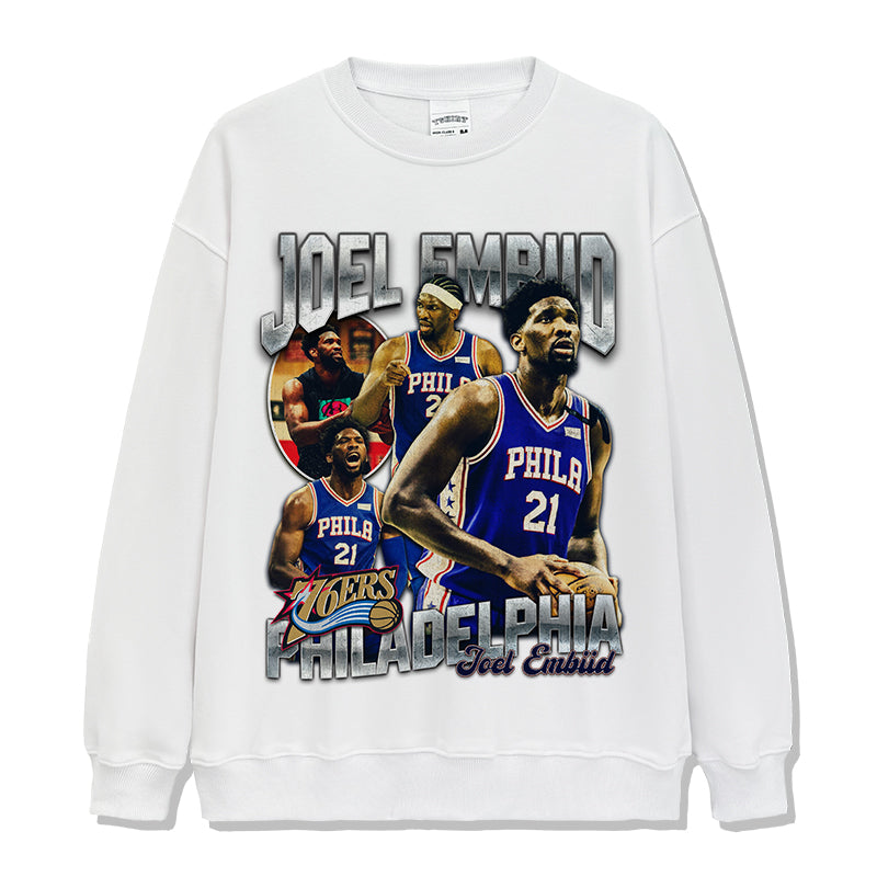 Joel Embiid Sweatshirt NBA 2024 Style001 T-Shirts, Hoodie | CoreVibeTees.com (Image 4)