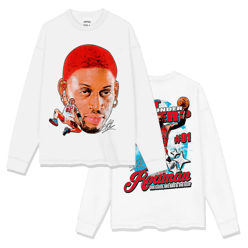 Dennis Rodman Sweatshirt NBA 2024 T-Shirts, Hoodie | CoreVibeTees.com (Image 4)