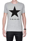 David Bowie Blackstar Half Sleeve Grey Melange T-Shirt Hoodie, Sweatshirt | CoreVibeTees.com