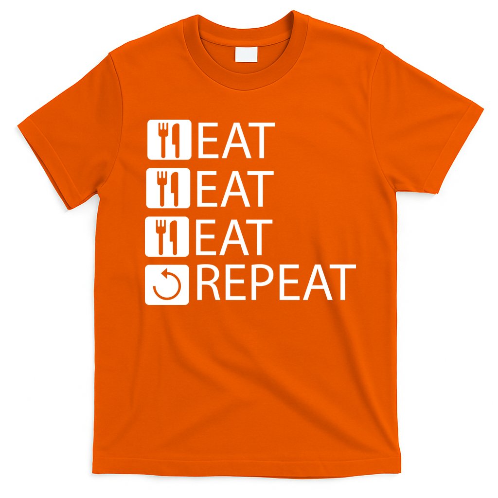 Eat Eat Eat Repeat T-Shirt Hoodie, Sweatshirt | CoreVibeTees.com