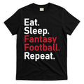 Eat Sleep Fantasy Football Repeat T-Shirt Hoodie, Sweatshirt | CoreVibeTees.com