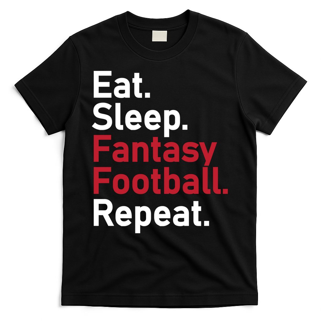Eat Sleep Fantasy Football Repeat T-Shirt Hoodie, Sweatshirt | CoreVibeTees.com