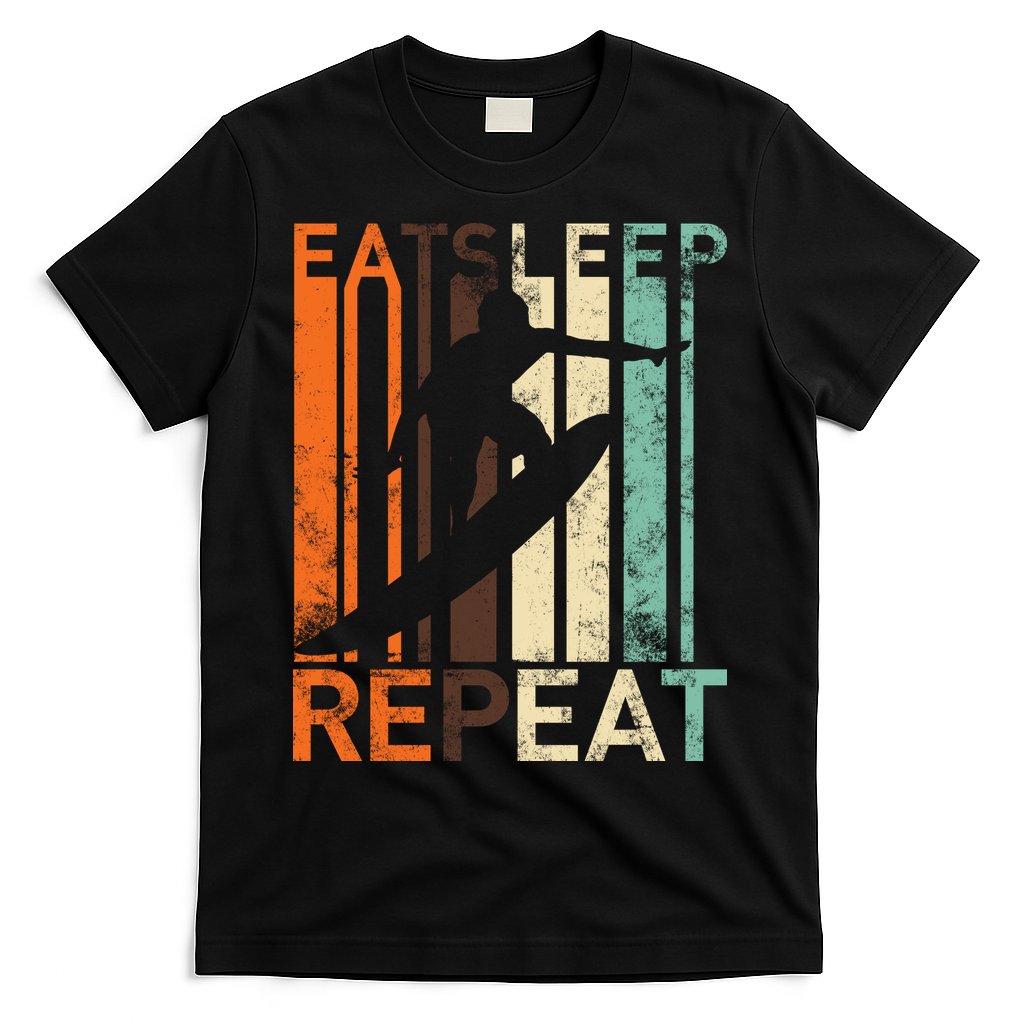 Eat Sleep Surf Repeat T-Shirt Hoodie, Sweatshirt | CoreVibeTees.com