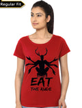 Hannibal Eat The Rude Girlâ€™s Red T-Shirt Hoodie, Sweatshirt | CoreVibeTees.com