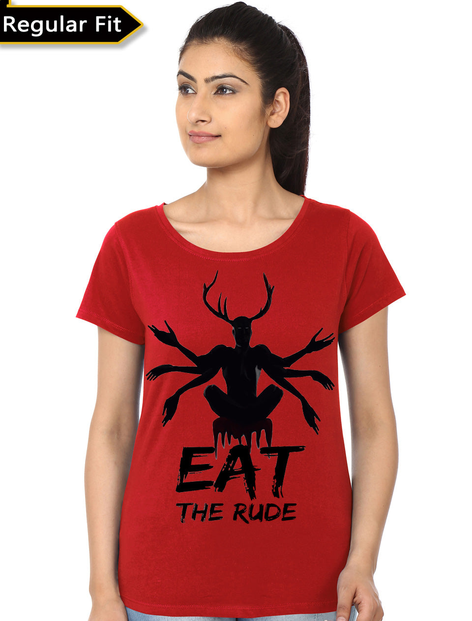 Hannibal Eat The Rude Girlâ€™s Red T-Shirt Hoodie, Sweatshirt | CoreVibeTees.com