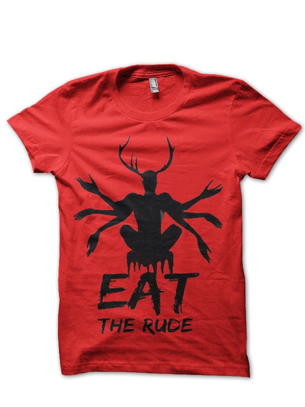 Eat The Rude Red T-Shirt Hoodie, Sweatshirt | CoreVibeTees.com