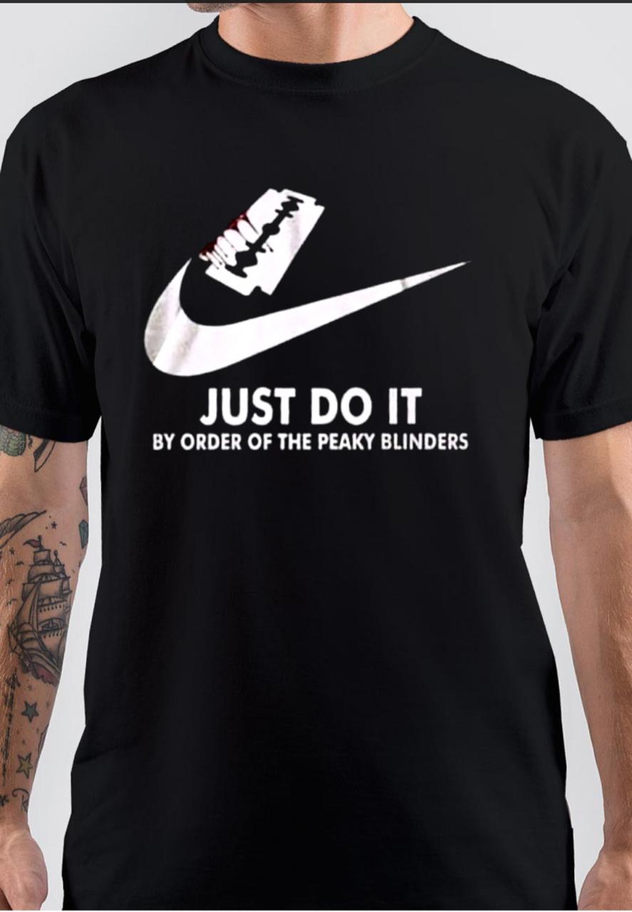 Just Do It Half Sleeve Black T-Shirt Hoodie, Sweatshirt | CoreVibeTees.com