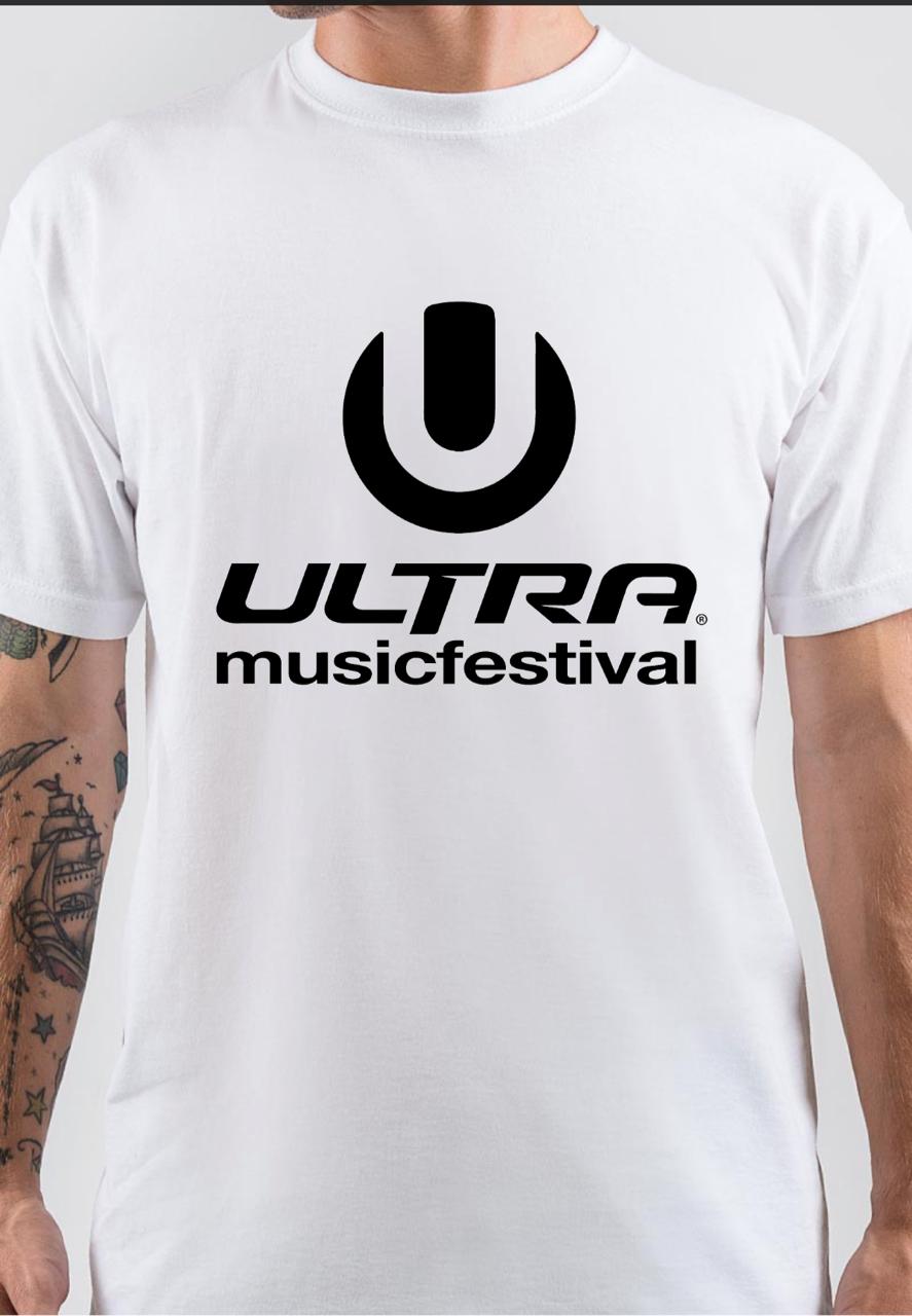 Ultra Music Festival Half Sleeve White T-Shirt Style001 Hoodie, Sweatshirt | CoreVibeTees.com