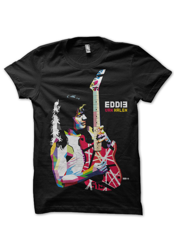 Eddie Van Halen Black T-Shirt Style001 Hoodie, Sweatshirt | CoreVibeTees.com