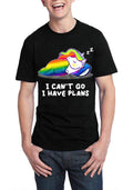 I Canâ€™t Go I Have Plans Black Half Sleeve T-Shirt Hoodie, Sweatshirt | CoreVibeTees.com