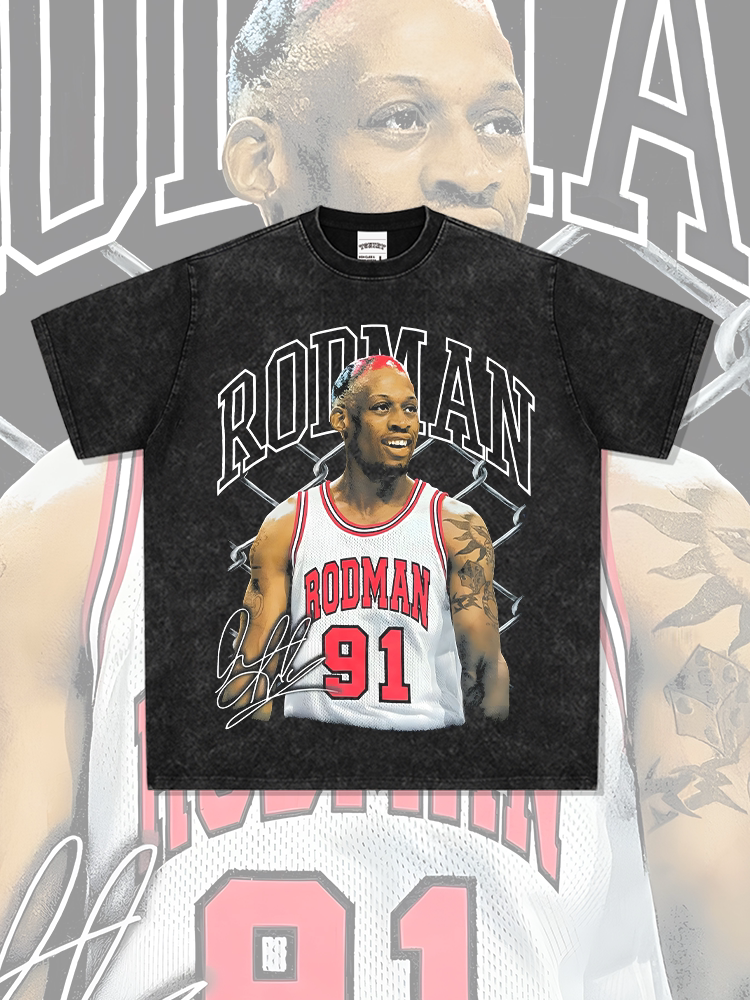 Dennis Rodman Tee NBA 2024 Style002 Hoodie, Sweatshirt | CoreVibeTees.com (Image 1)