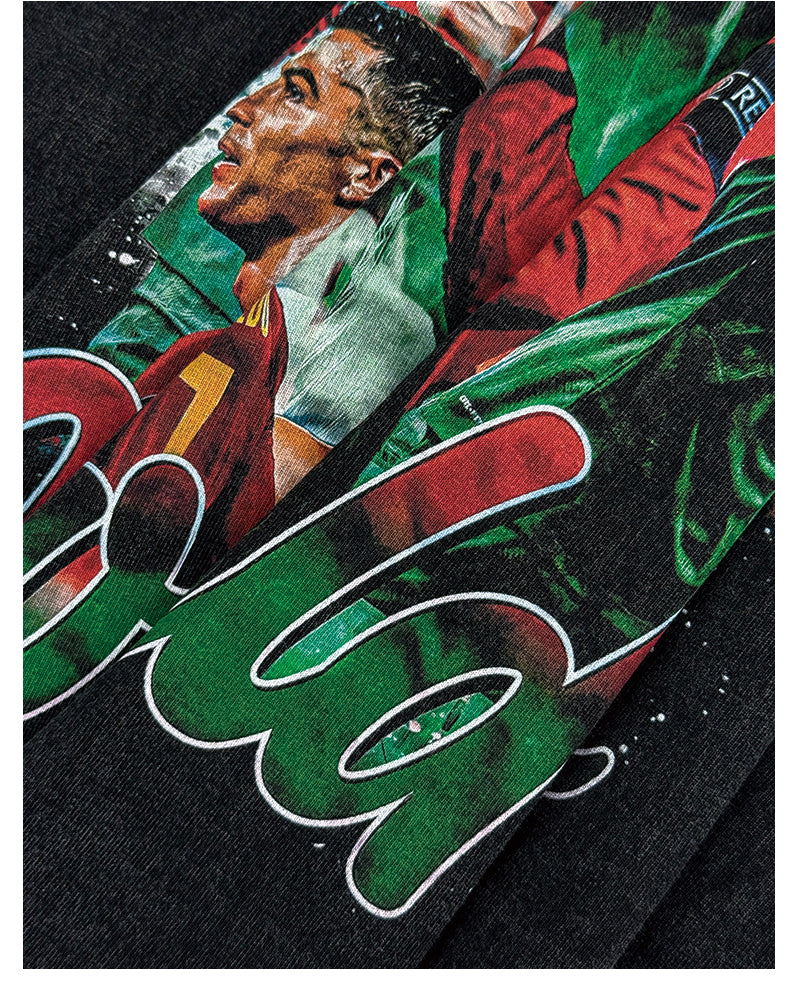 Cristiano Ronaldo Hoodie Style003 T-Shirts, Sweatshirt | CoreVibeTees.com (Image 3)
