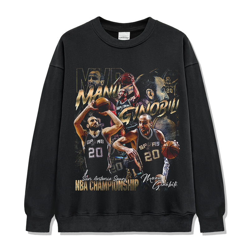 Manu Ginobili Sweatshirt NBA 2024 T-Shirts, Hoodie | CoreVibeTees.com (Image 4)