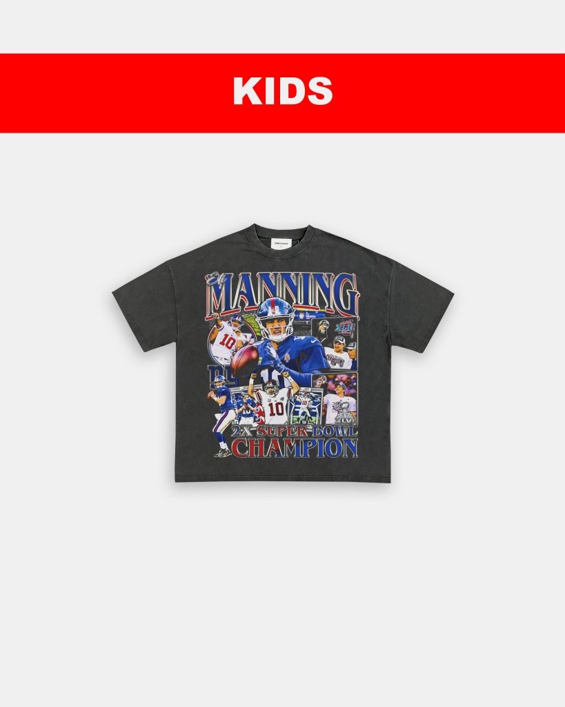 ELI MANNING - KIDS TEE Hoodie, Sweatshirt | CoreVibeTees.com (Image 1)