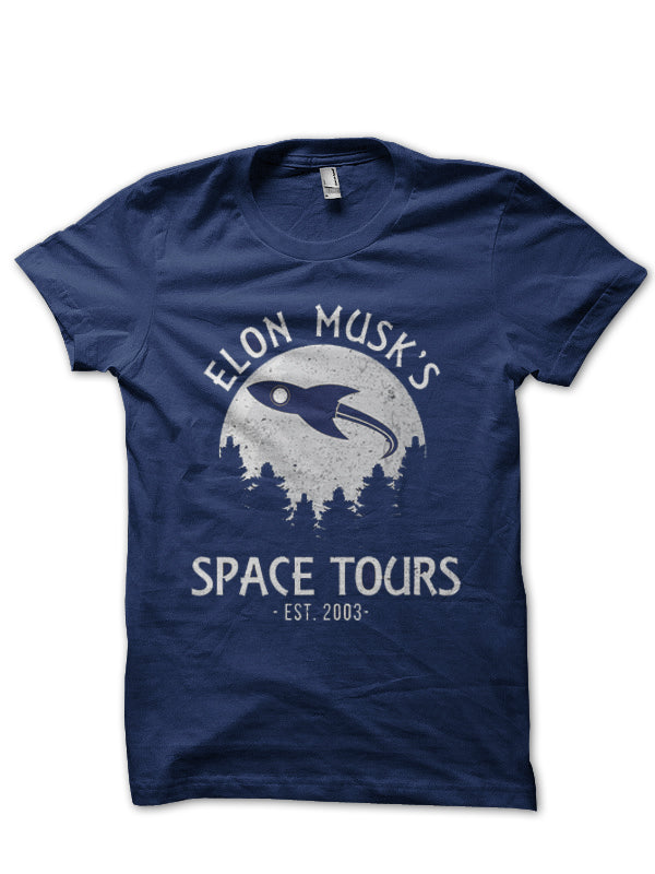 Elon Muskâ€™s Space Tours  Half Sleeve T-Shirt Hoodie, Sweatshirt | CoreVibeTees.com