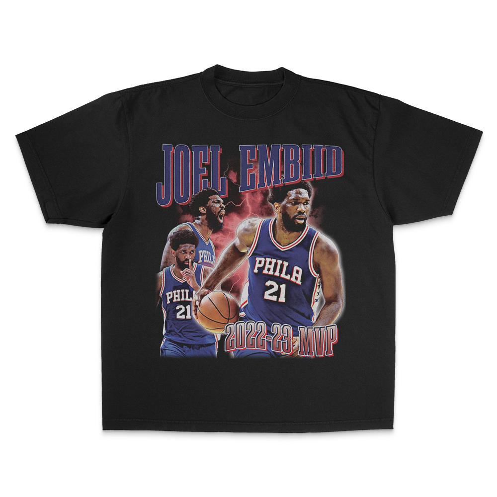 Joel Embiid Tee Hoodie, Sweatshirt | CoreVibeTees.com (Image 1)
