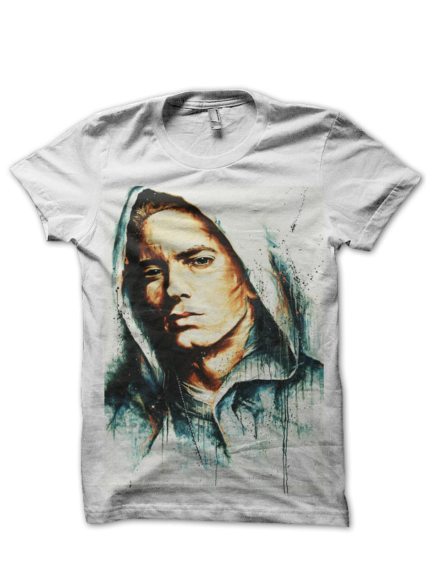 Eminem White T-Shirt Style001 Hoodie, Sweatshirt | CoreVibeTees.com