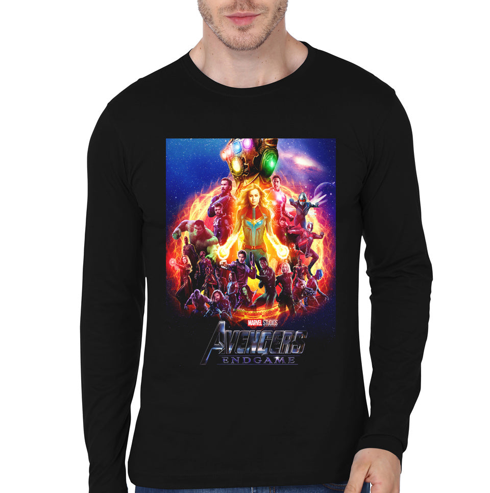 Avengers Endgame Black Full Sleeve T-Shirt Hoodie, Sweatshirt | CoreVibeTees.com