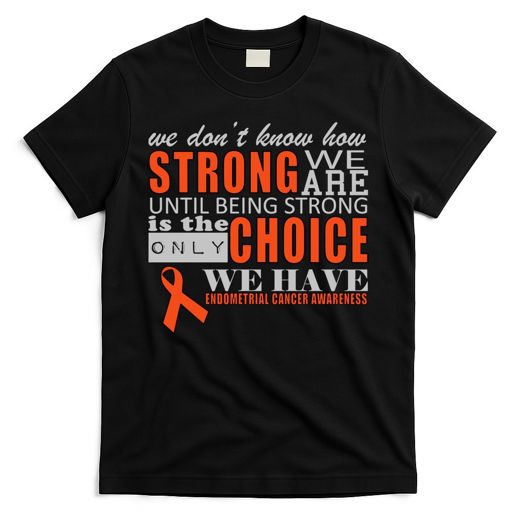 Endometrial Cancer Awareness T-Shirt Hoodie, Sweatshirt | CoreVibeTees.com