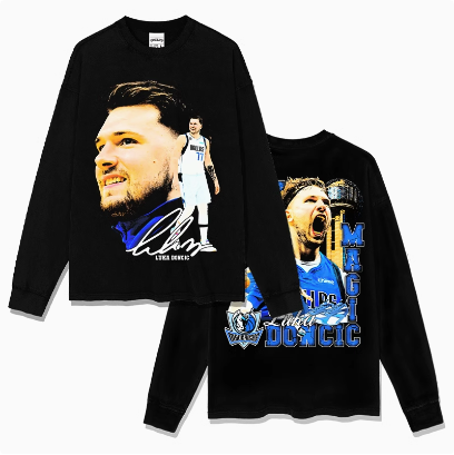 Luka Doncic Sweatshirt NBA 2024 Style001 T-Shirts, Hoodie | CoreVibeTees.com (Image 2)
